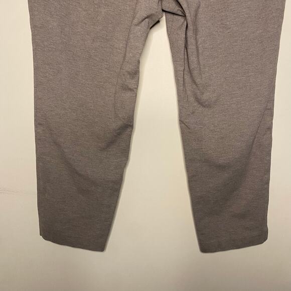J Jill Pointe Slim Leg Gray Brown Pull On Dress Pants Size Large Petite Pockets - Picture 6 of 13